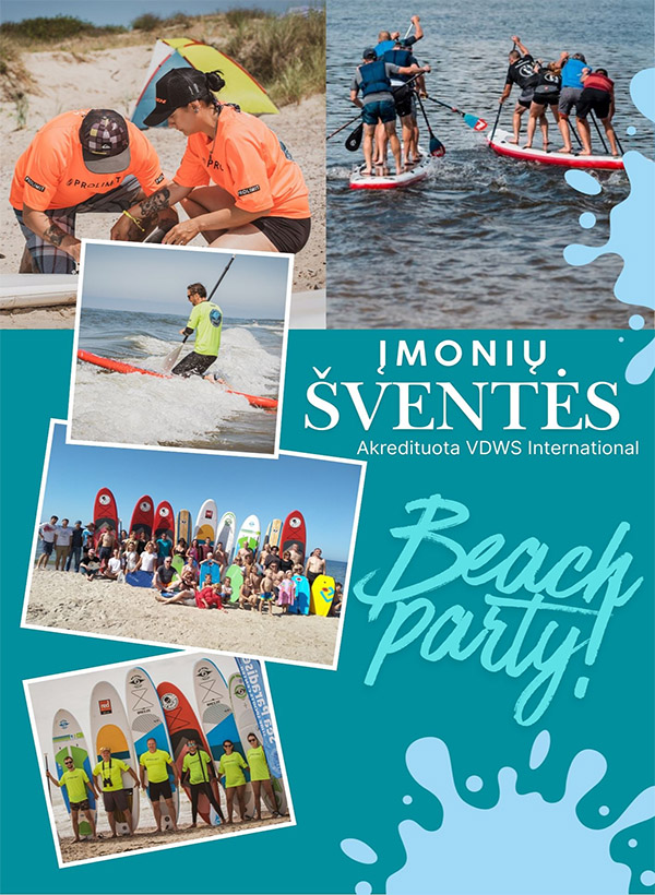 įmonių šventės pajūryje